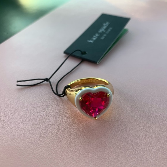 Kate Spade - Sweetheart Signet Ring (Size 6) - Picture 4 of 7